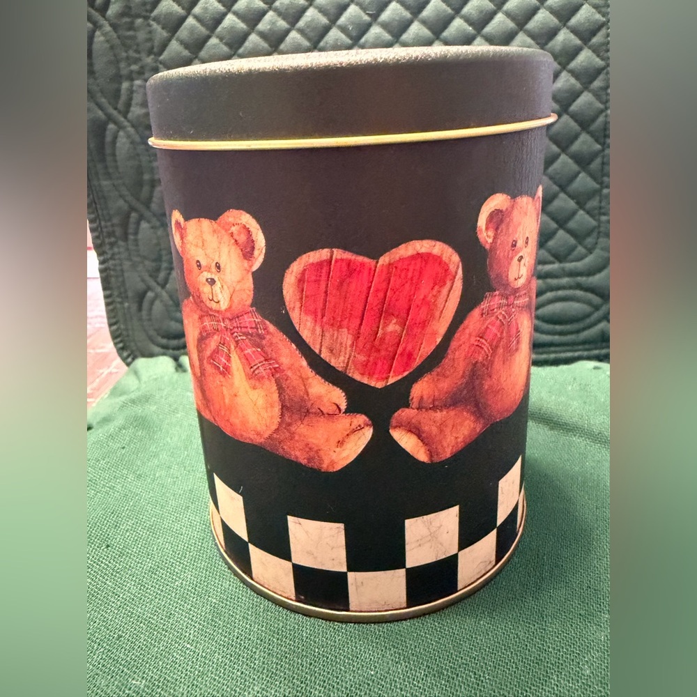 Vintage Collectible  - Decorative Tin Canister